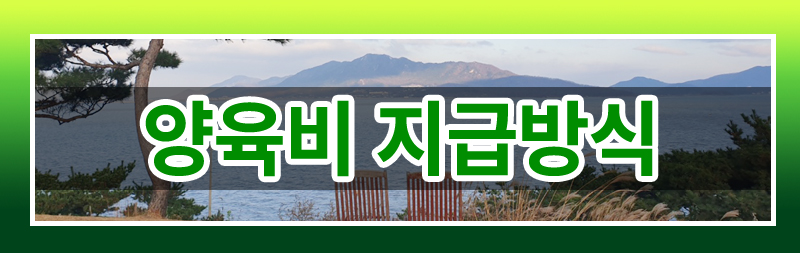 내 아이를 위하여 꼭 알아야 할 양육비의 모든 것! 이미지